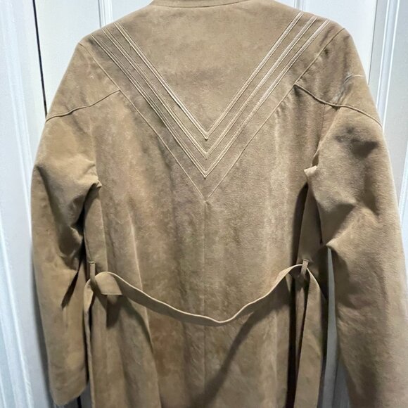 Vintage Olympic Suede Coat - Picture 3 of 7